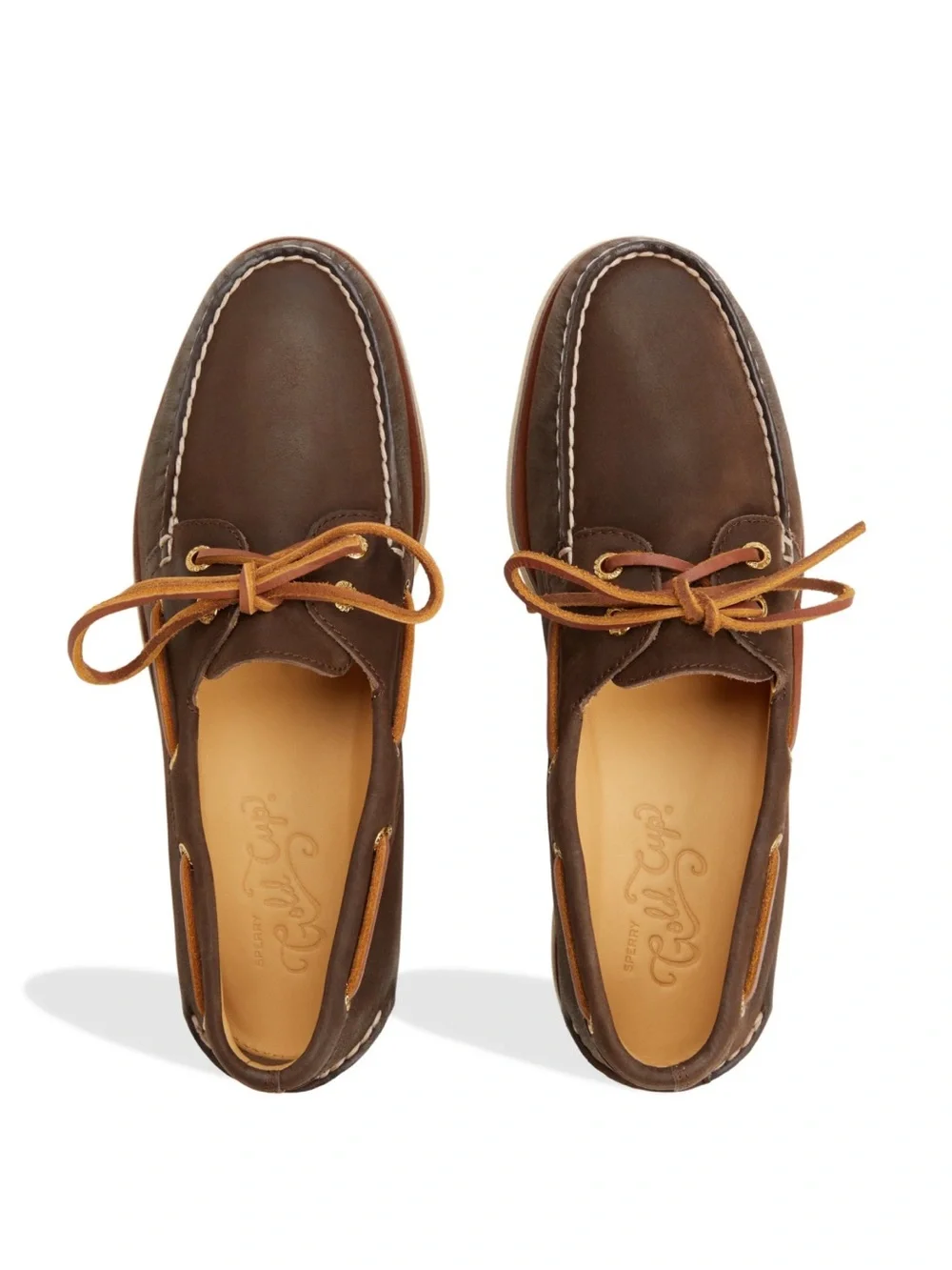 Sperry Gold Cup Authentic Original 2-Eye   Leather Boat Shoes
